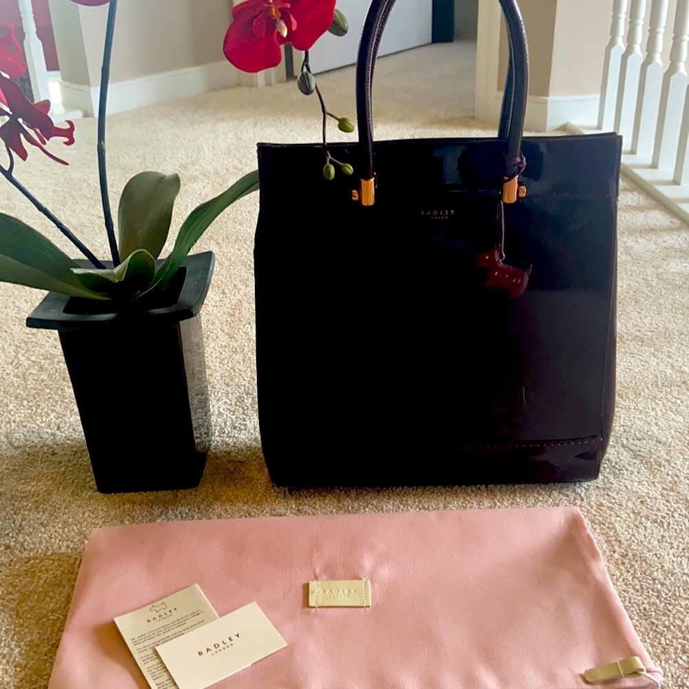 Patent leather bag by Radley London!